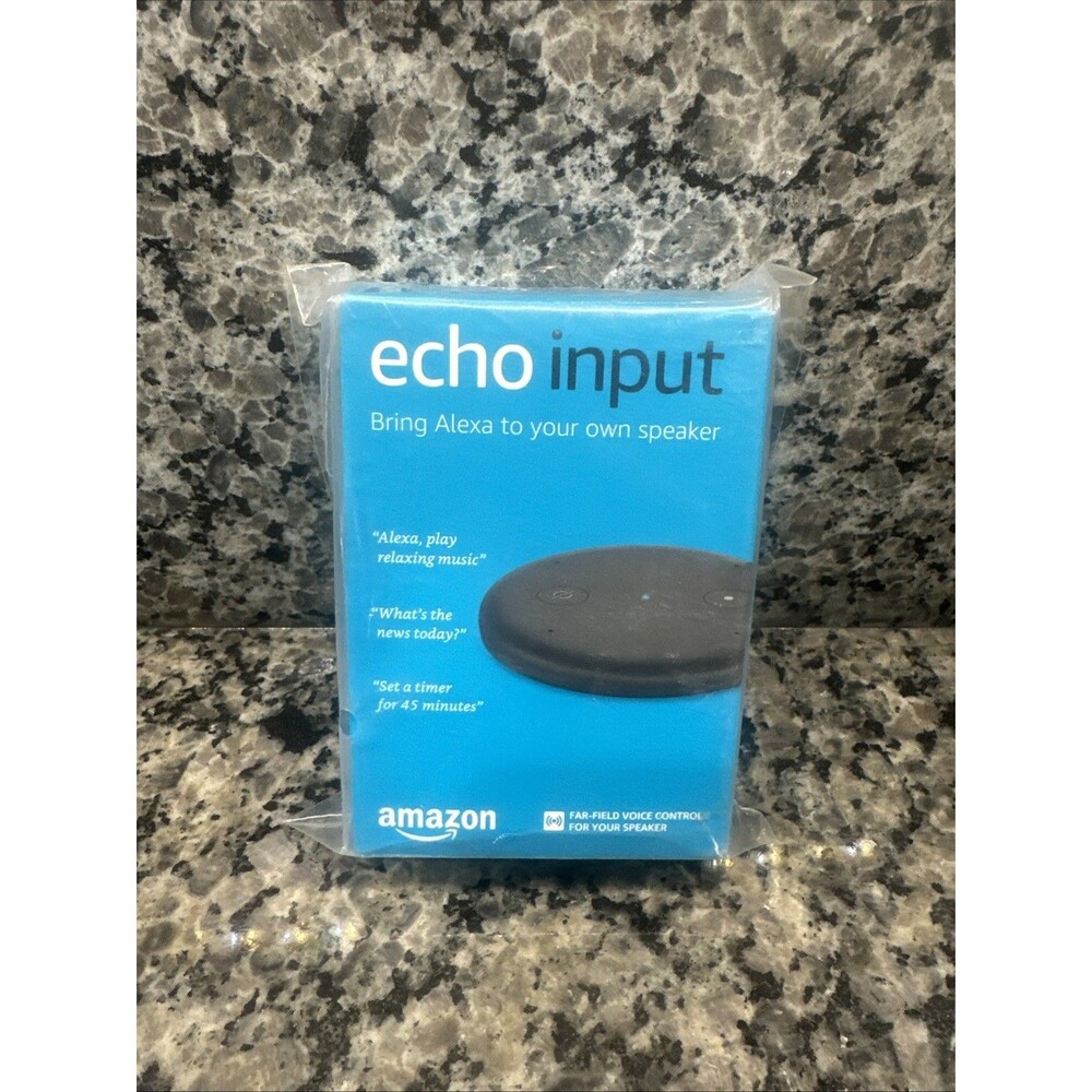 Amazon Echo Input Alexa Voice Control Adapter Bring Alexa To Any Speaker SEALED